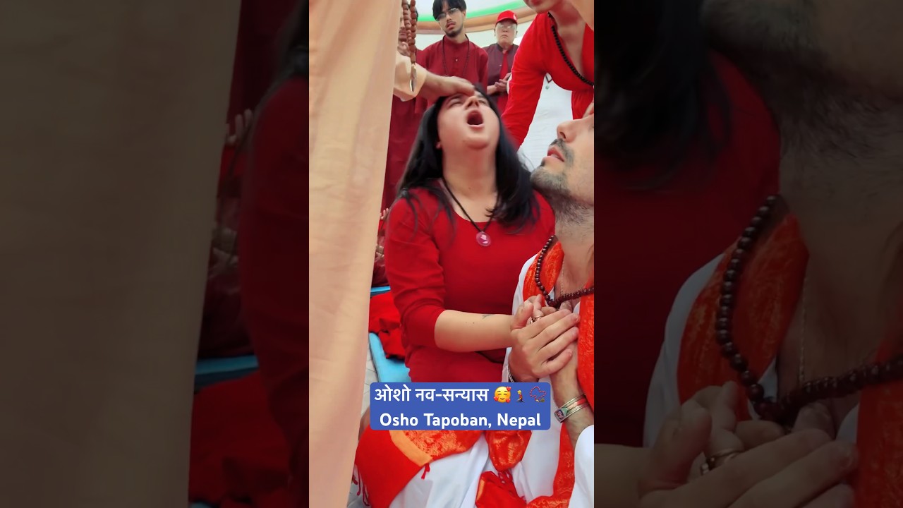 Spiritual Energy, Touching Third Eye. Osho Tapoban Nepal, Bodhisattva Swami Anand Arun&rsquo;s Sanyas.