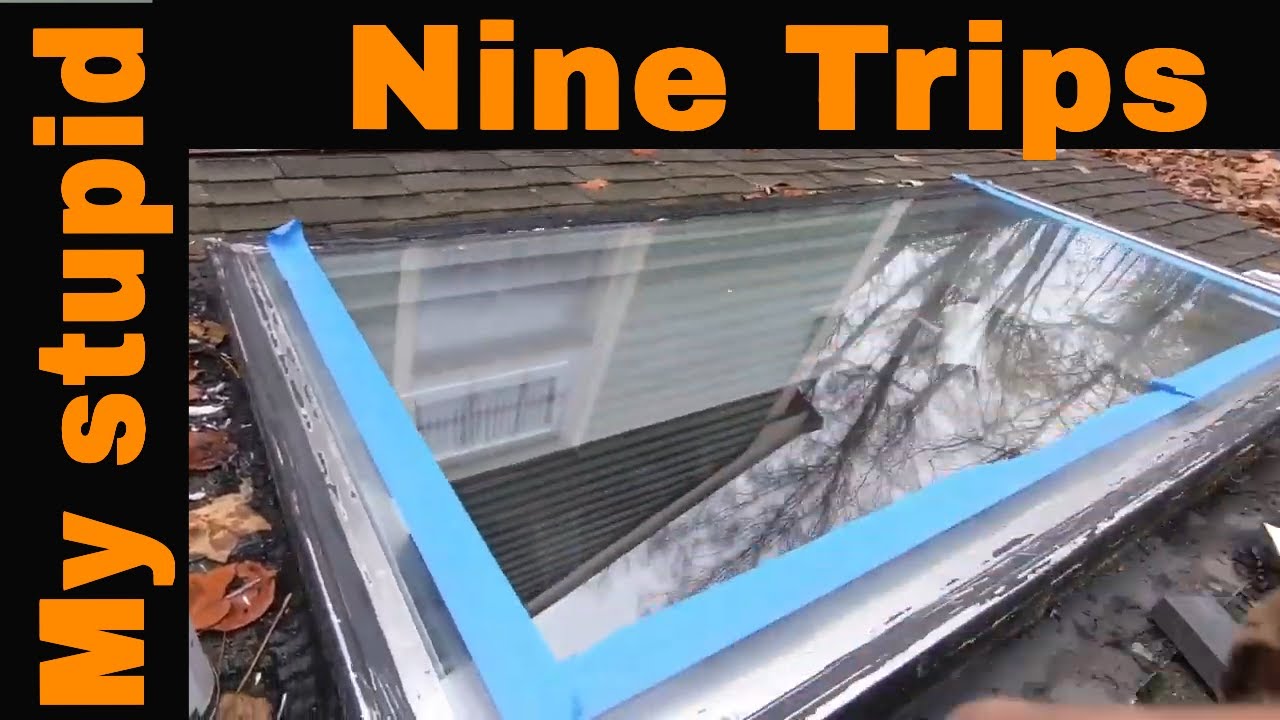 After 9 trips, I finally repaired this skylight permanently - amazing product find