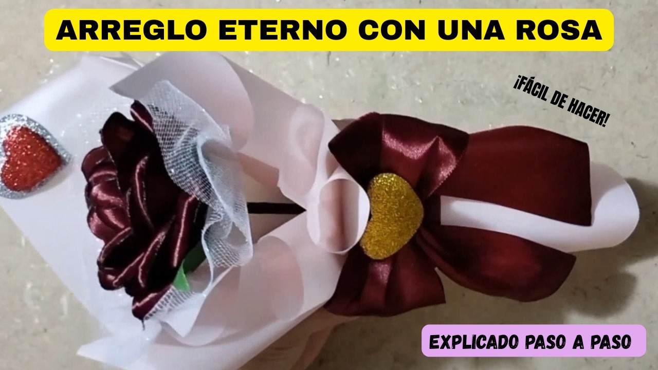 TE ENSEÑO COMO HACER UNA ARREGLO DE ROSA ETERNA DESDE CERO TUTORIAL PASO A PASO #rosaseternas