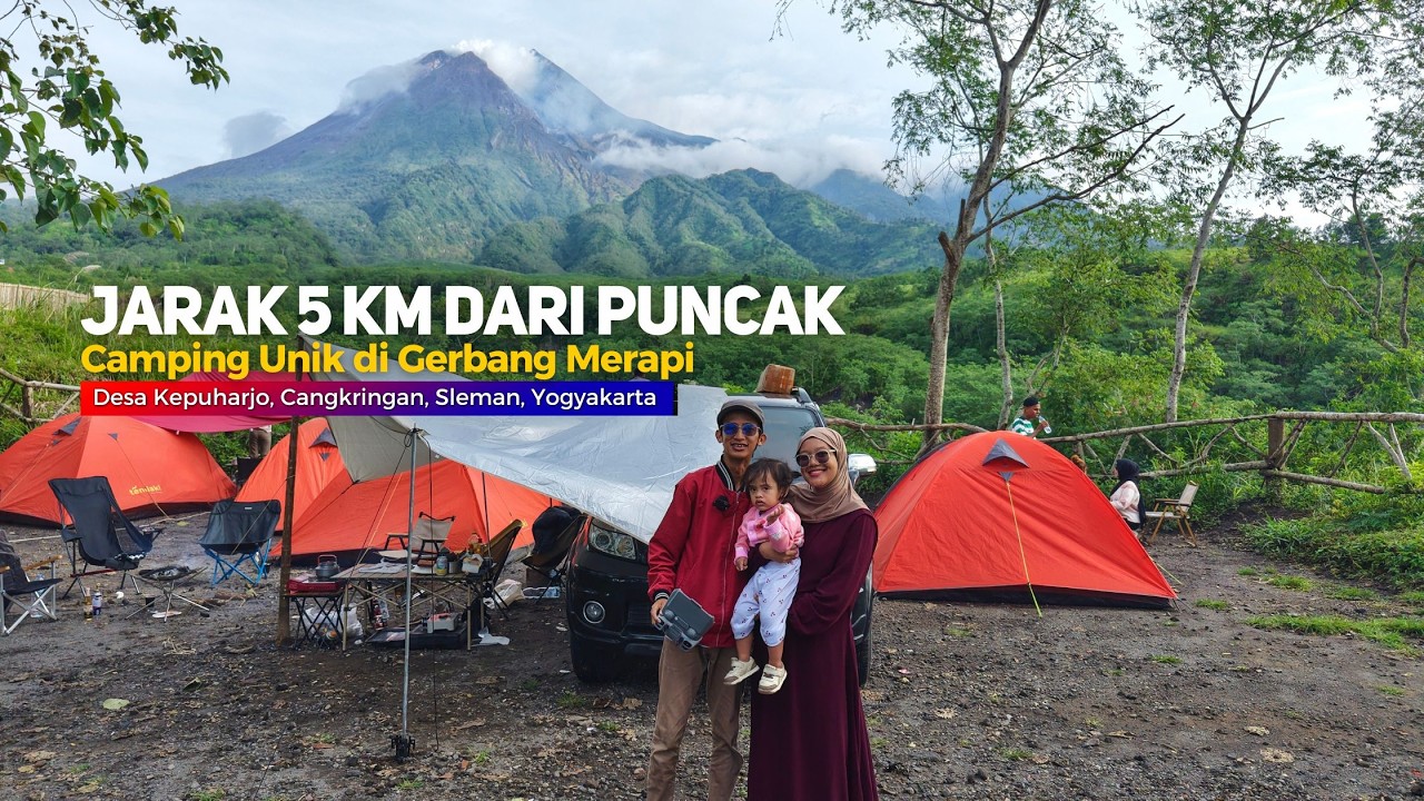 HANYA 5 KM DARI GUNUNG MERAPI ! Camping di Wisata Gerbang Merapi - Cerita Desa Kepuharjo, Yogyakarta