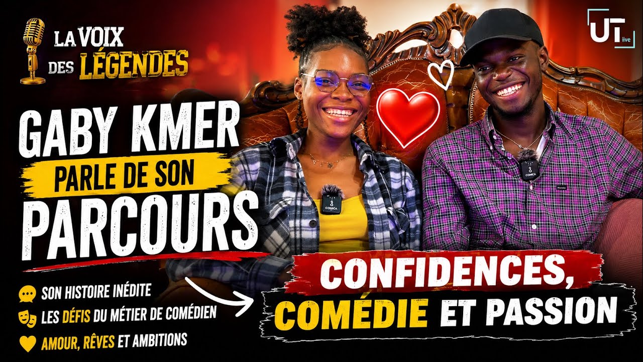 Quand Gaby Kmer se met &agrave; nu : confidences, com&eacute;die et passion partie 1_ la voix des l&eacute;gendes
