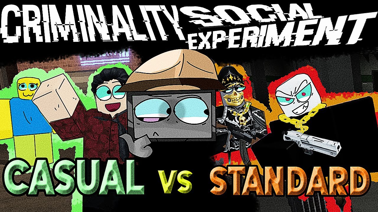 CRIMINALITY social experiment standard VS casual, which people will help me?