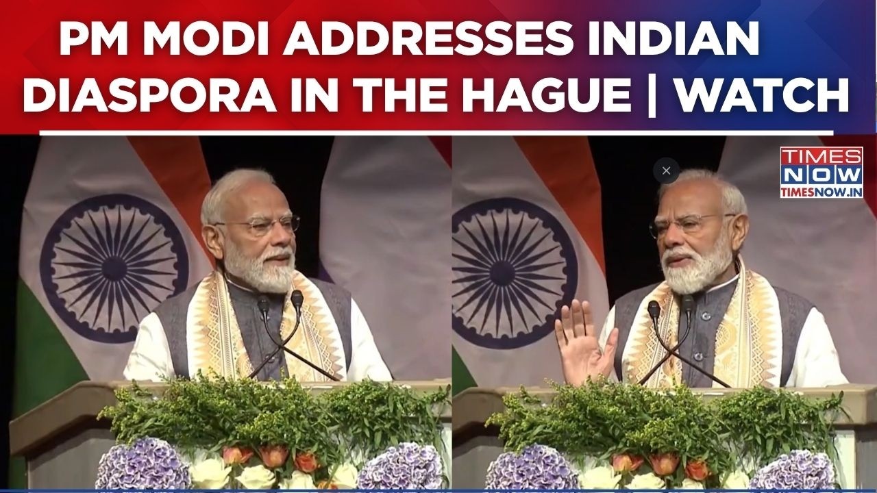 PM Modi Addresses Indian Diaspora In The Hague During Netherlands Visit | WATCH Full Speech