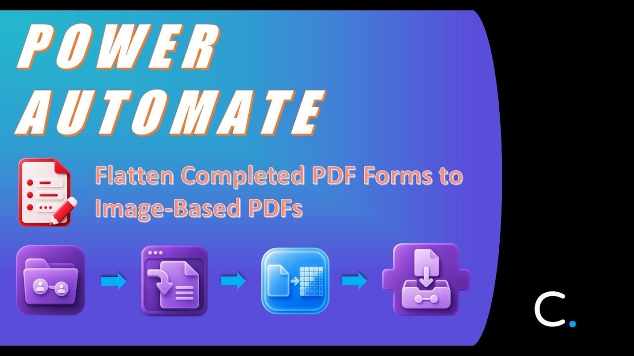 Как легко преобразовать PDF-формы в нередактируемые PDF-файлы на основе изображений в Power Automate