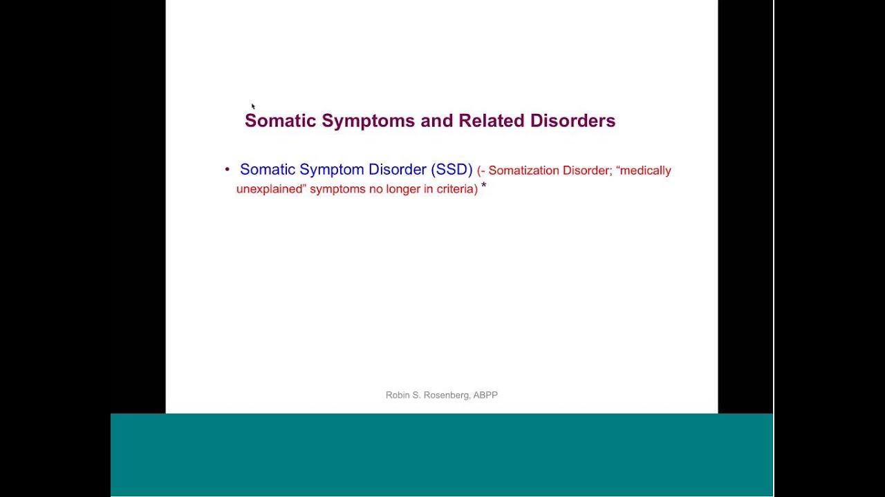 Reviewing the DSM 5 Changes: An Open Book Workshop