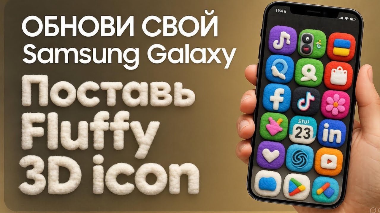 Новая Функция Samsung Galaxy - Fluffy иконки - КАСТОМИЗАЦИЯ САМСУНГ ГЕЛАКСИ