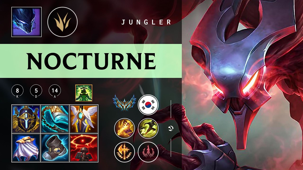 Nocturne Jungle vs Vi - KR Challenger Patch 26.03