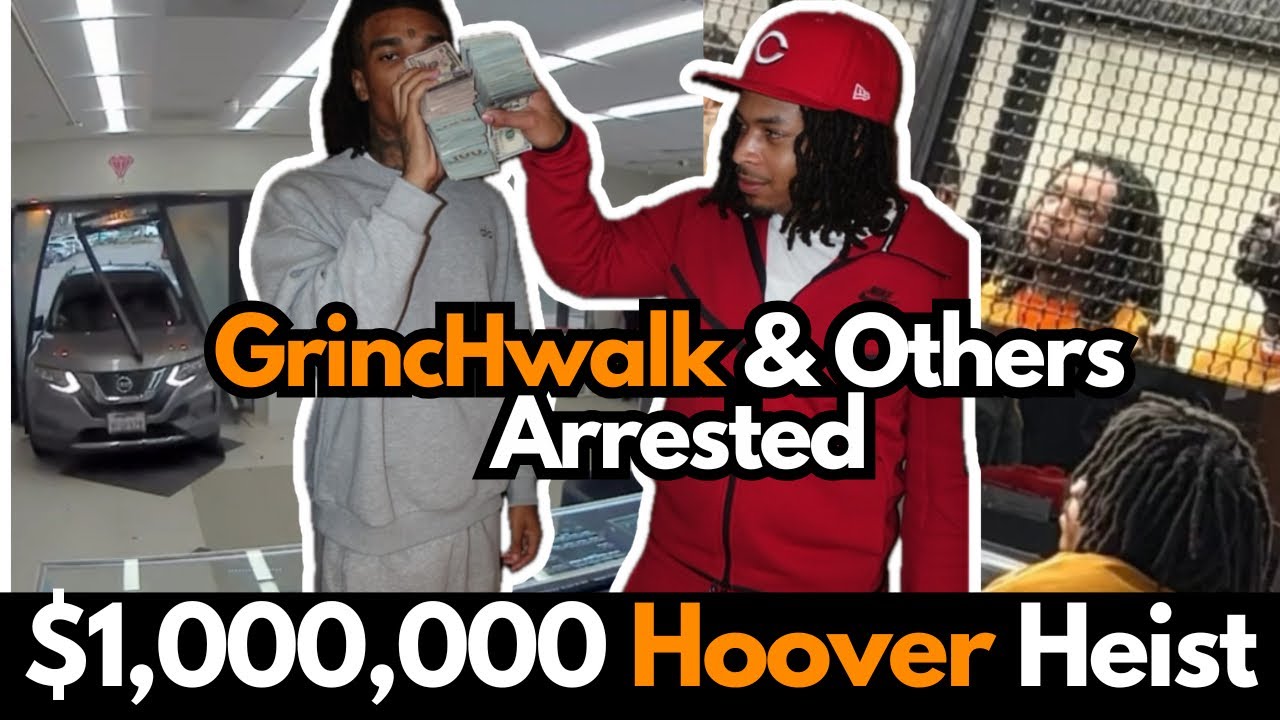 GrincHwalk & Other Hoover Members Arrested For $1,000,000 Jewelry Store Heist…Held With No Bail