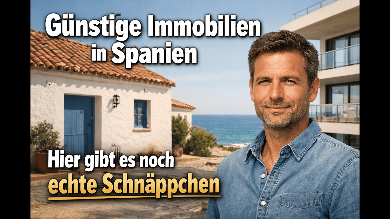 Günstige Immobilien in Spanien – hier gibt es noch echte Schnäppchen!