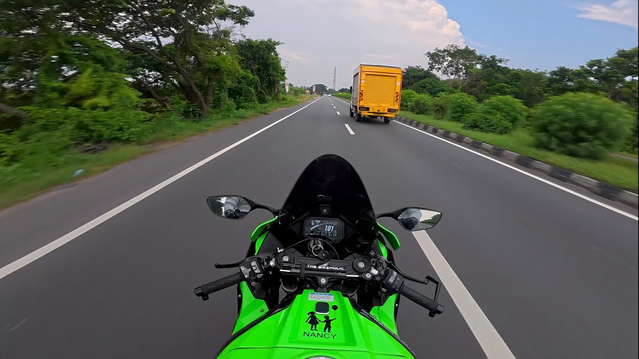 A short ride on my zx10r ♥️ 