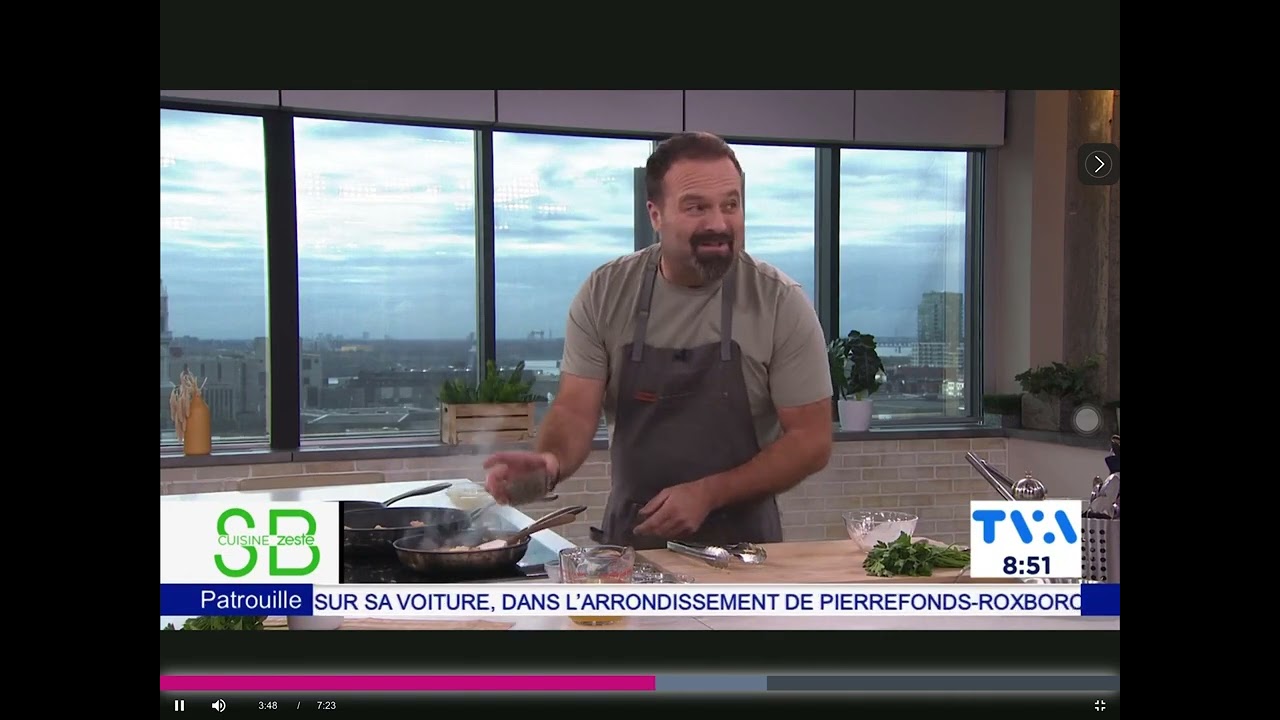 Recette crevettes à la sauce basquaise Jonathan Garnier ￼