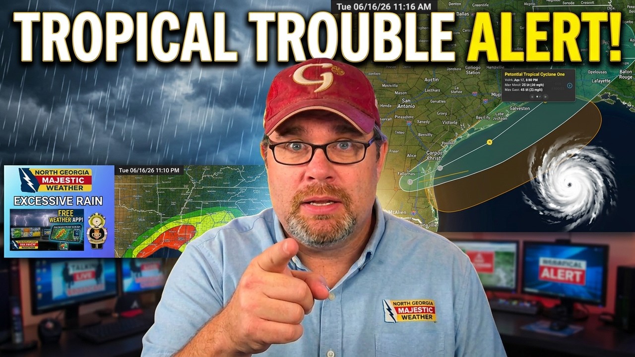 Tropical Trouble Could Bring Heavy Rains to E Tennessee & N Georgia!