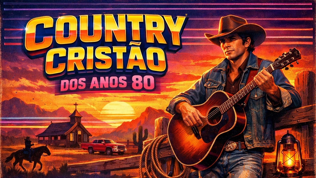 Country Cristão dos Anos 80 🤠 Louvores Sertanejos Cheios de Fé e Esperança