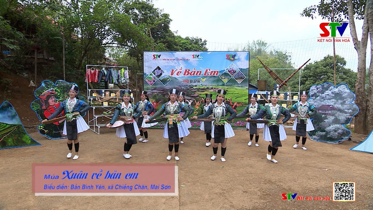 Múa dân tộc: Xuân về bản em | Bản Yên Bình, xã Chiềng Chăn, huyện Mai Sơn, Sơn La