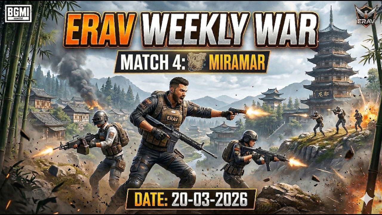pov 4th miramar match ERAV weekly war date 20-03-2026
