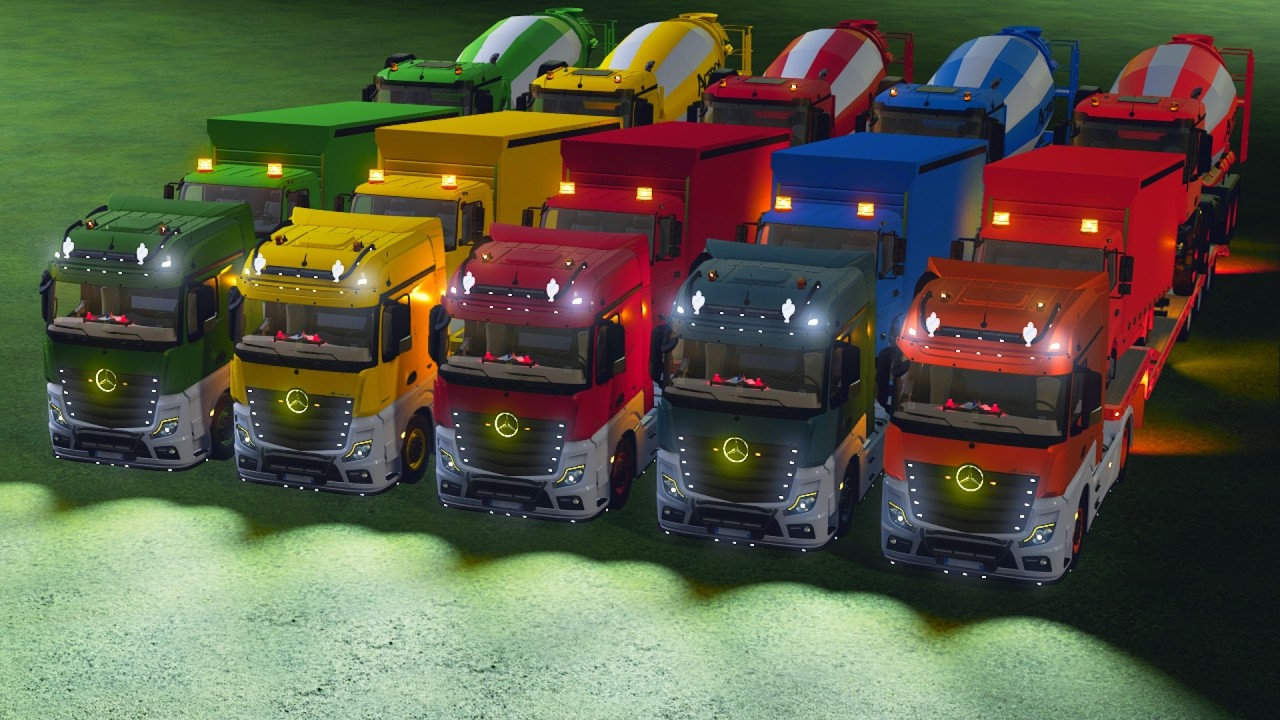 Transporting American Mixer Trucks on the Hardest Road Ever!  Farming Simulator 22 #36