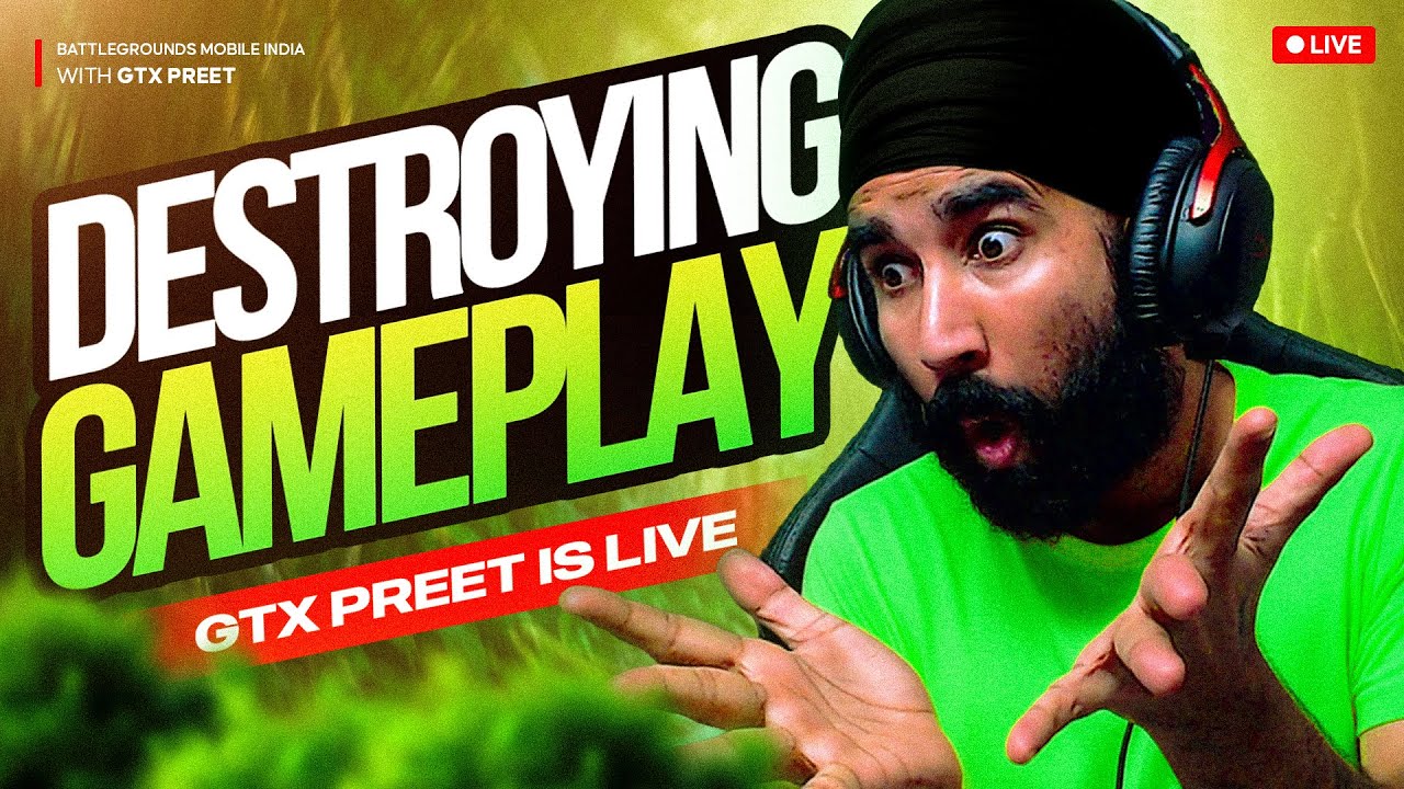 BGMI LIVE : G FAAAD CAMPERS 😁| PUBG x GTX PreeT
