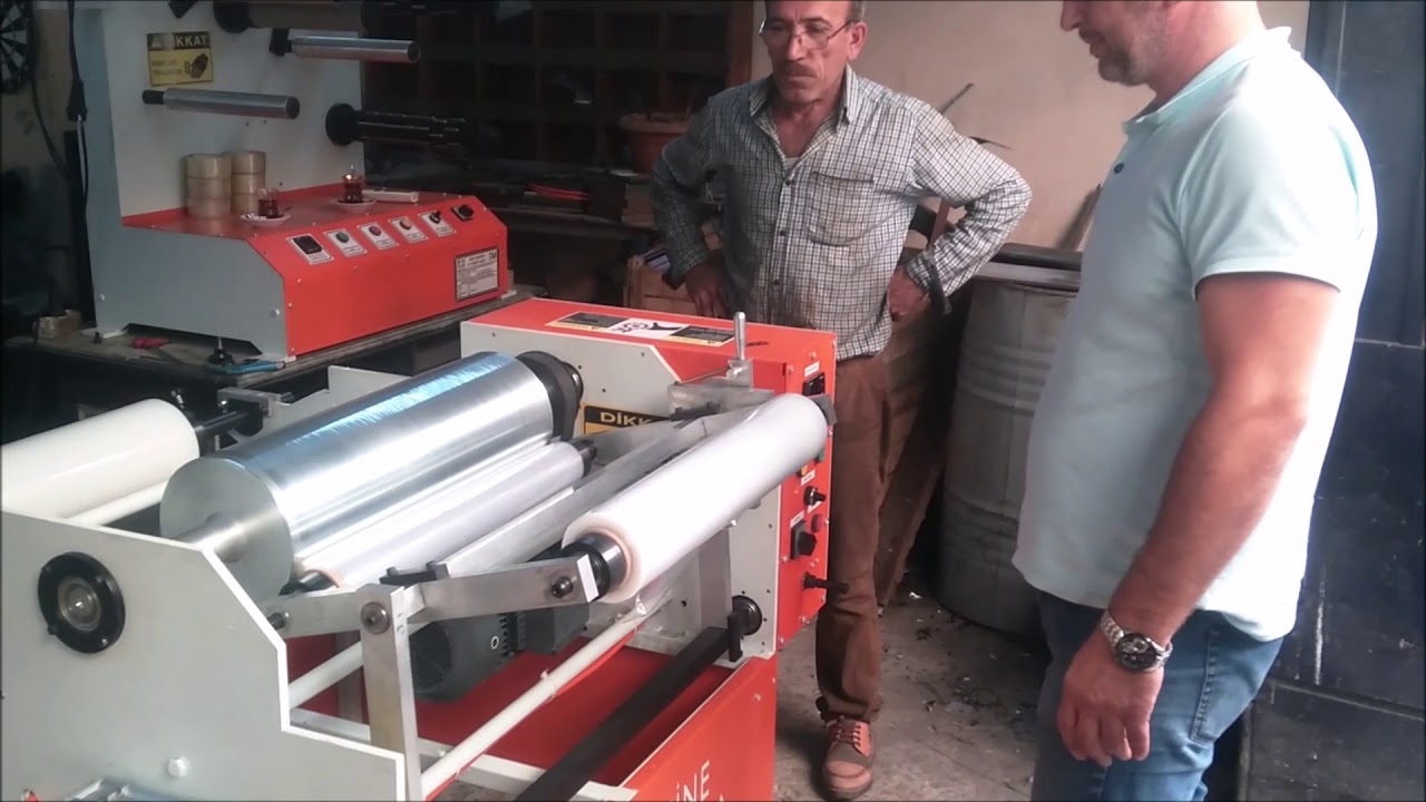 50 cm Çift Kollu Streç Film Aktarma Makinesi