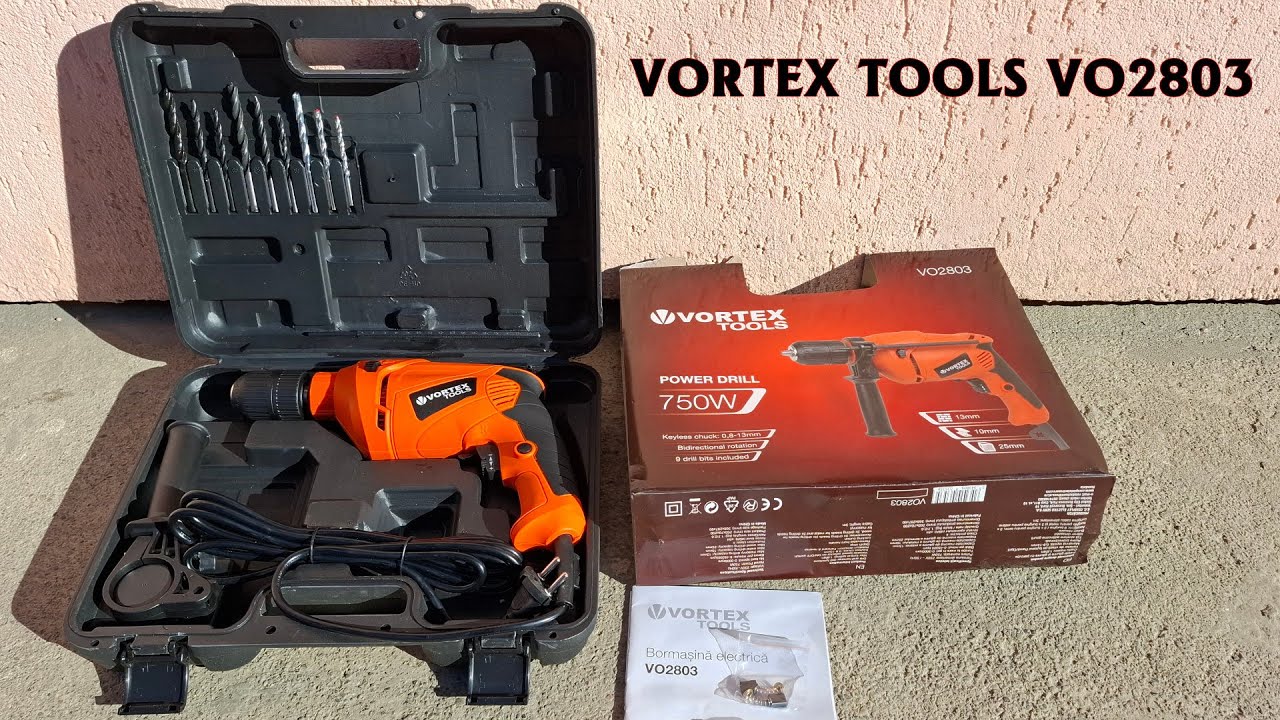 Masina de gaurit si insurubat cu percutie VORTEX TOOLS VO2803. Este pentru incepatori?