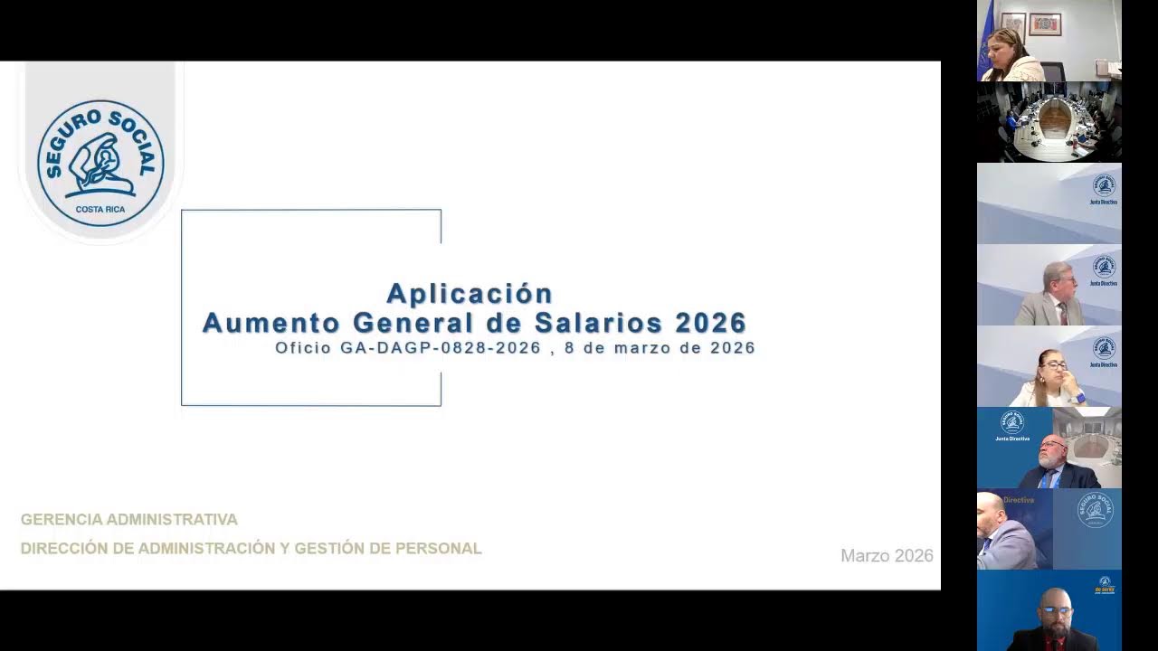 Junta Directiva CCSS Sesión Ordinaria N°9592 - Parte N°2
