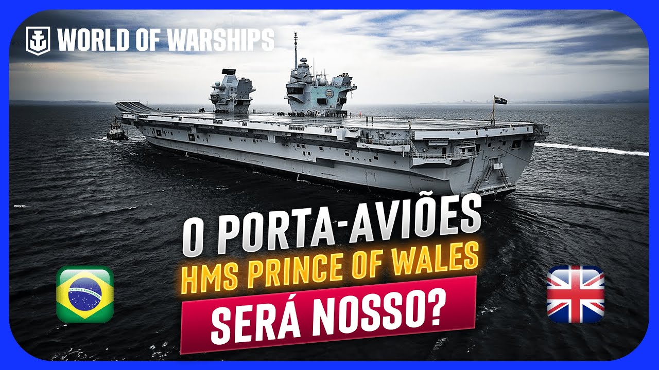 A MARINHA do BRASIL vai COMPRAR o PORTA-AVIÕES HMS PRINCE OF WALES do REINO UNIDO?