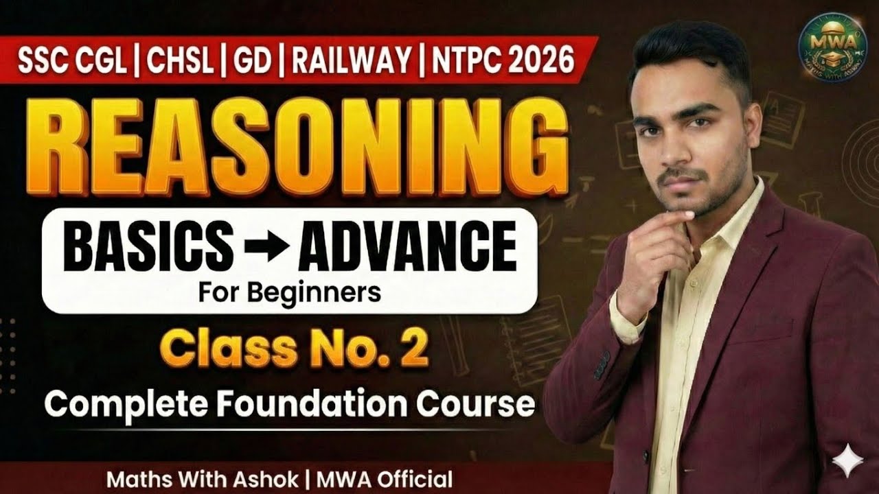Reasoning Basics to Advance Series | Letter Coding (Forward–Reverse–Cross) | Class 2 | SSC & Railway