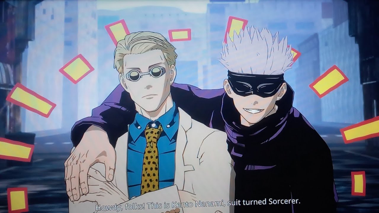 JJK cursed clash:Kento Nanami and satoro gojo arcade mode.