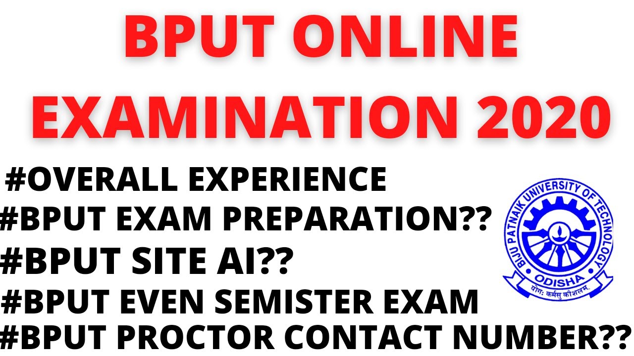 Bput Online Exam Experience 2020 In Hindi || Details On AI || BPUT Proctor || Contact Information