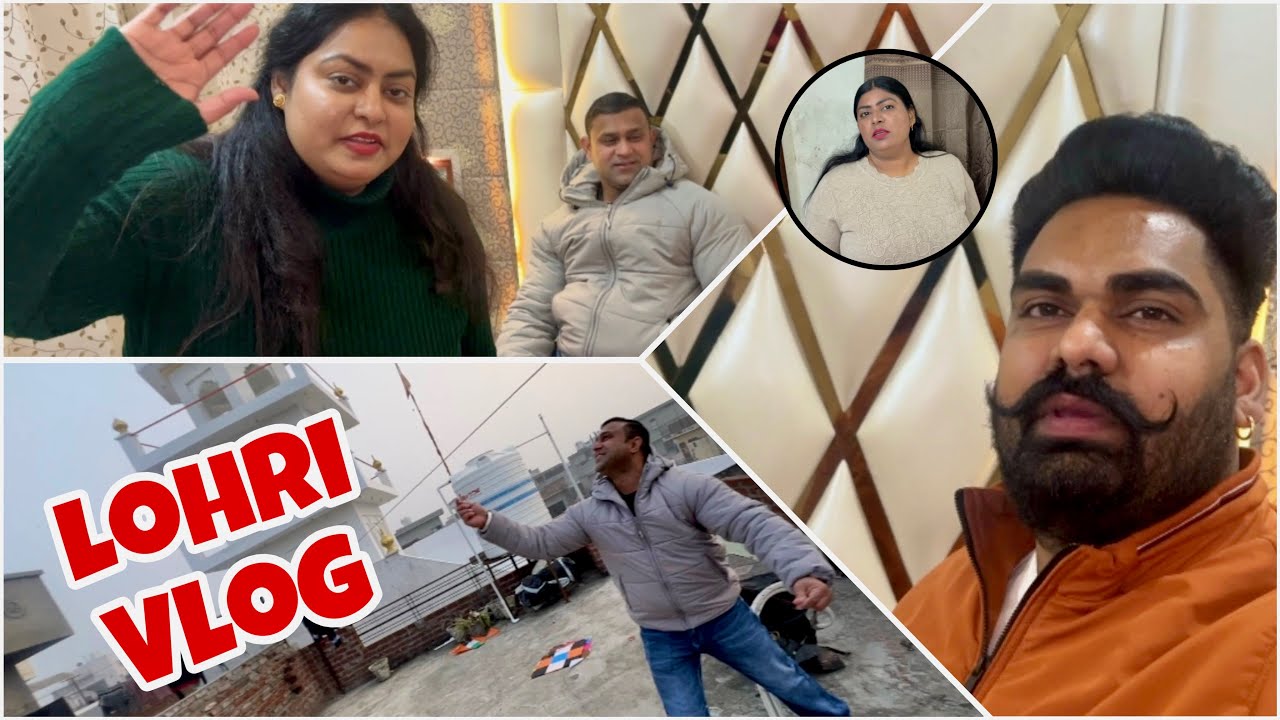 Lohri Vlog | Aaj Gaye Nishu Ke Lohri le K | Kite Flying On Lohri 2026 