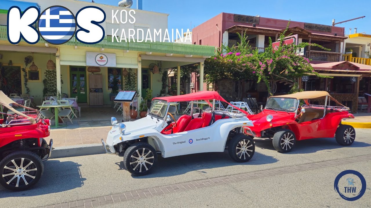 Kardamaina Walk in 4K | Kos, Greece Streets & Harbor