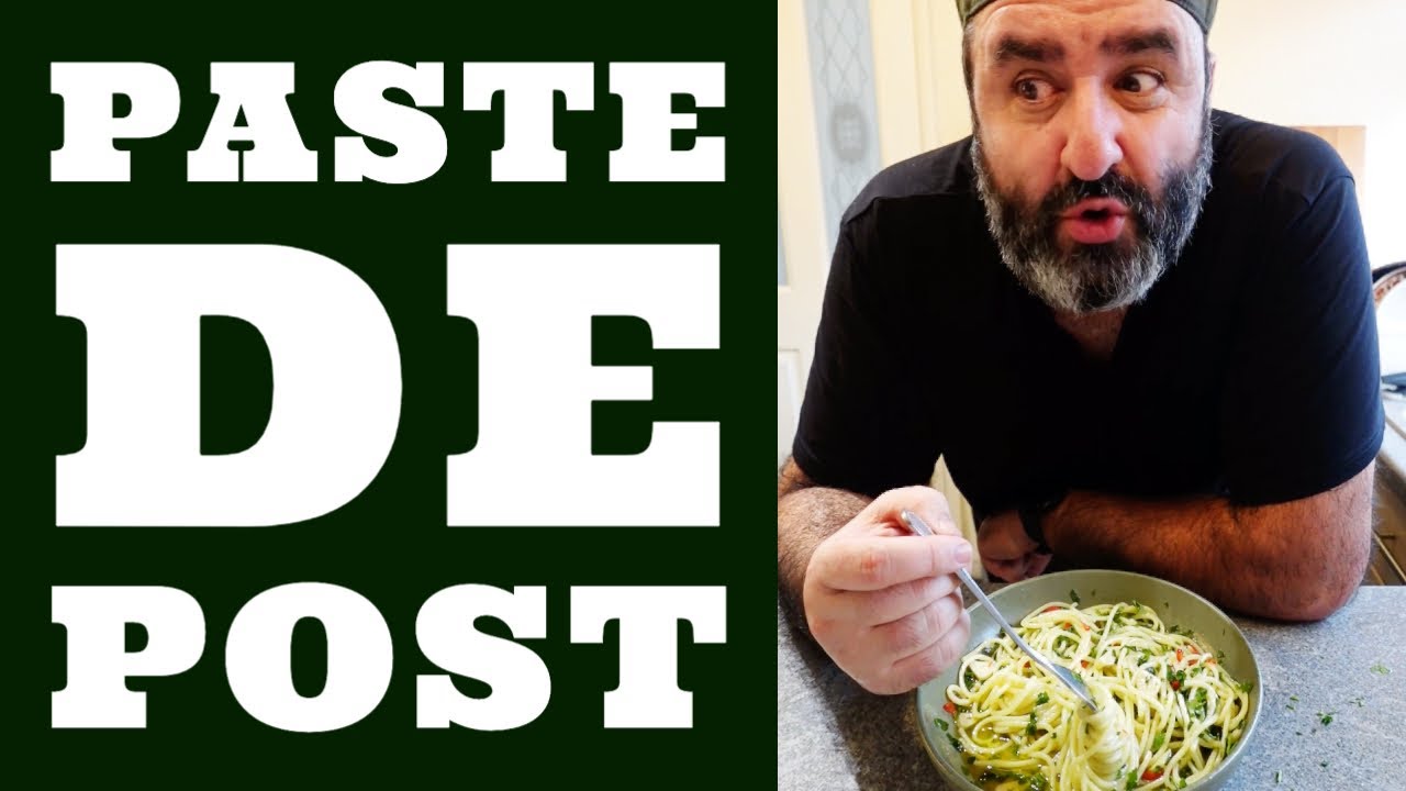 Cele mai usoare paste de post. Reteta clasica Aglio Olie e Peperoncino