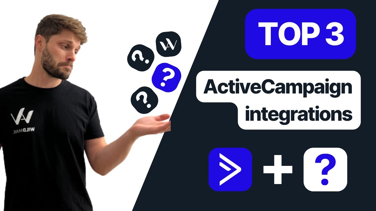 ActiveCampaign: TOP 3 most recommended INTEGRATIONS