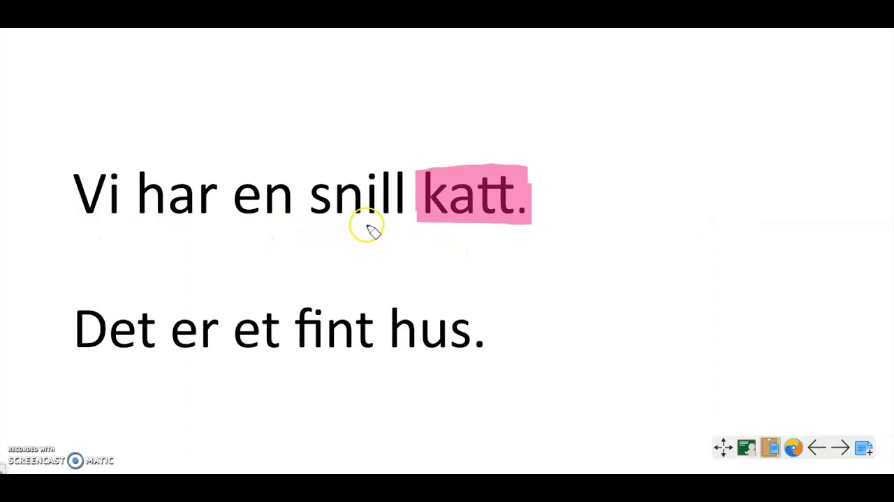 Adjektiv i setninger