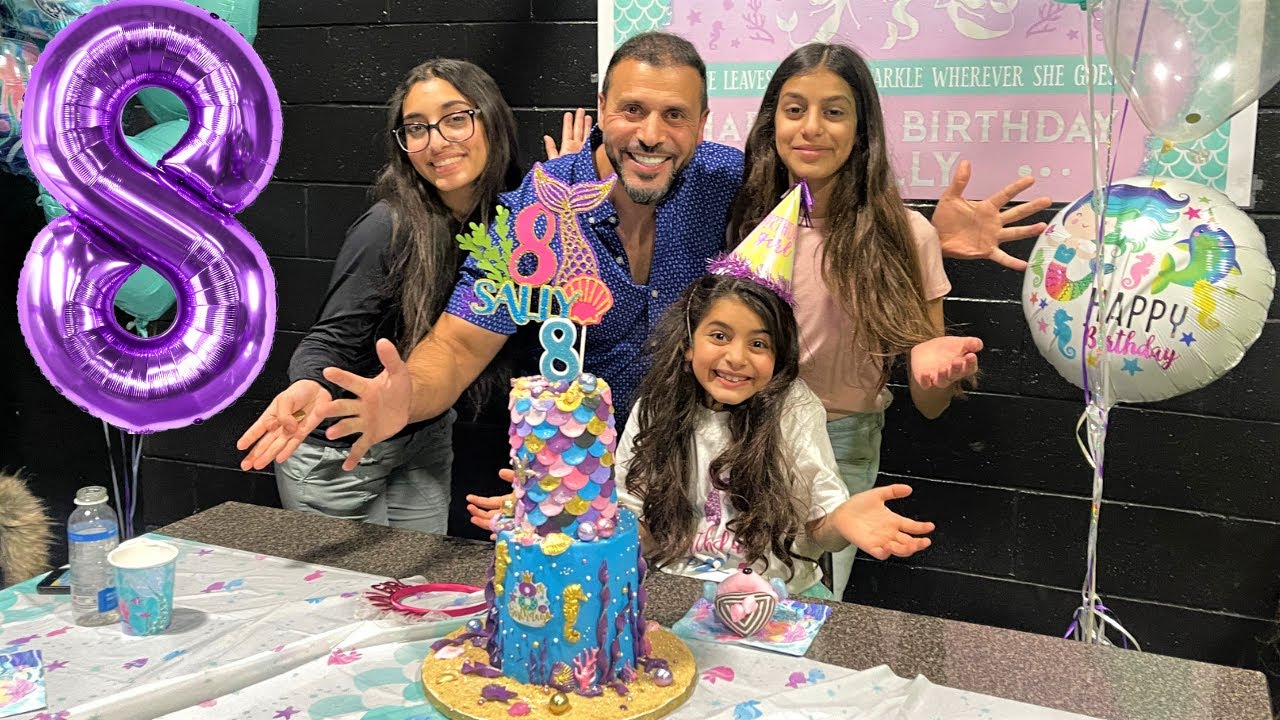 Happy Birthday Party Surprise for Sally 8th birthday