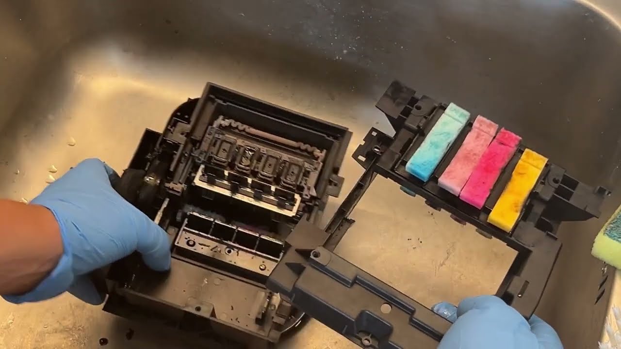 How to Clean and Service HP DesignJet 500 510 800 Service Unit DIY 22:10 Fault Repair