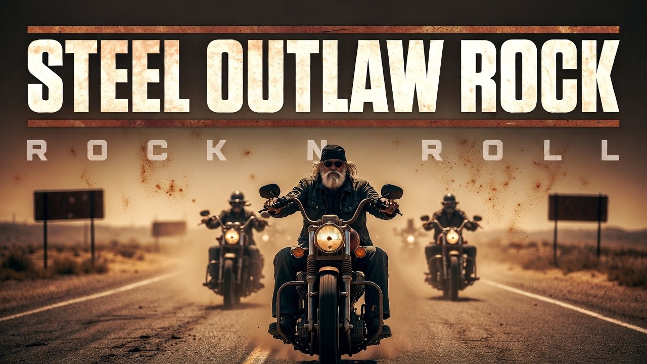 Steel Outlaw Rock 🎸 Broken Roads & Loud Guitars 🔥 Outlaw Biker Rock N Roll (Ride Now)