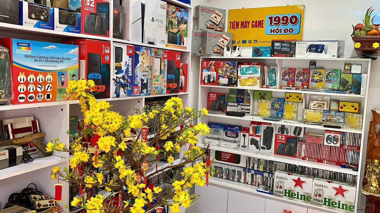 Khai trương tại Tiệm Máy Game 1990 hồi đó & Shop Game Lý 2026