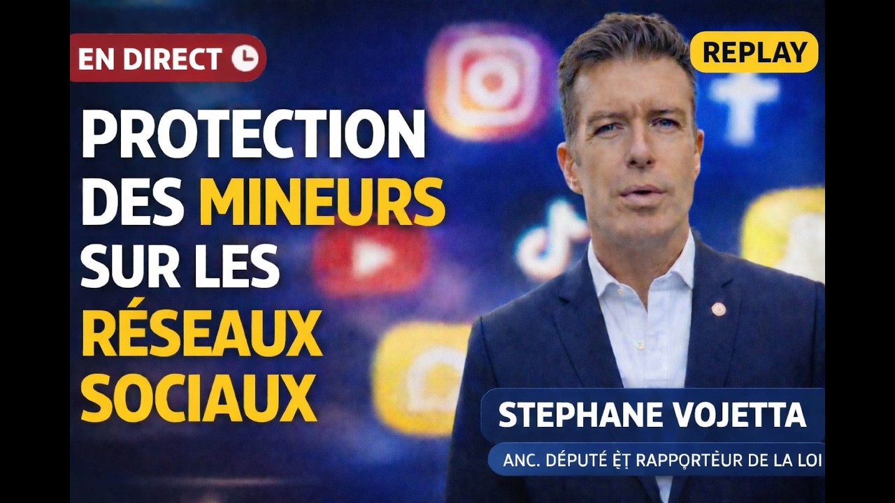 Faut il  Interdire les réseaux sociaux aux mineurs : protection ou illusion ? | S. Vojetta (Replay)