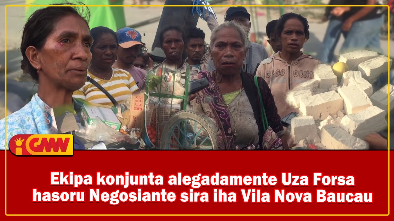 Ekipa konjunta alegadamente Uza Forsa hasoru Negosiante sira iha Vila Nova Baucau