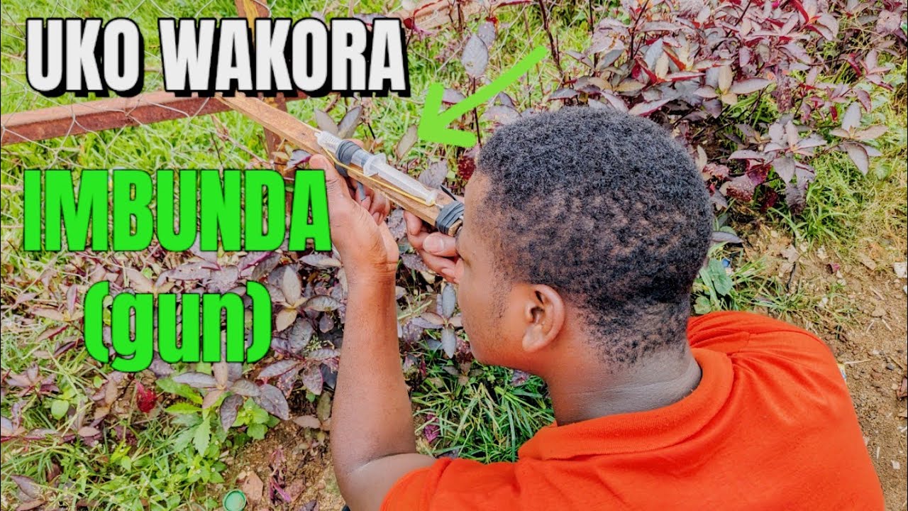 Dore uko wakora imbunda biroroshye aho waba uri hose wakora imbunda yigikinisho itari iyanyayo