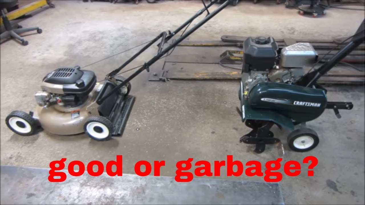 will they run? yard sale tiller and mower