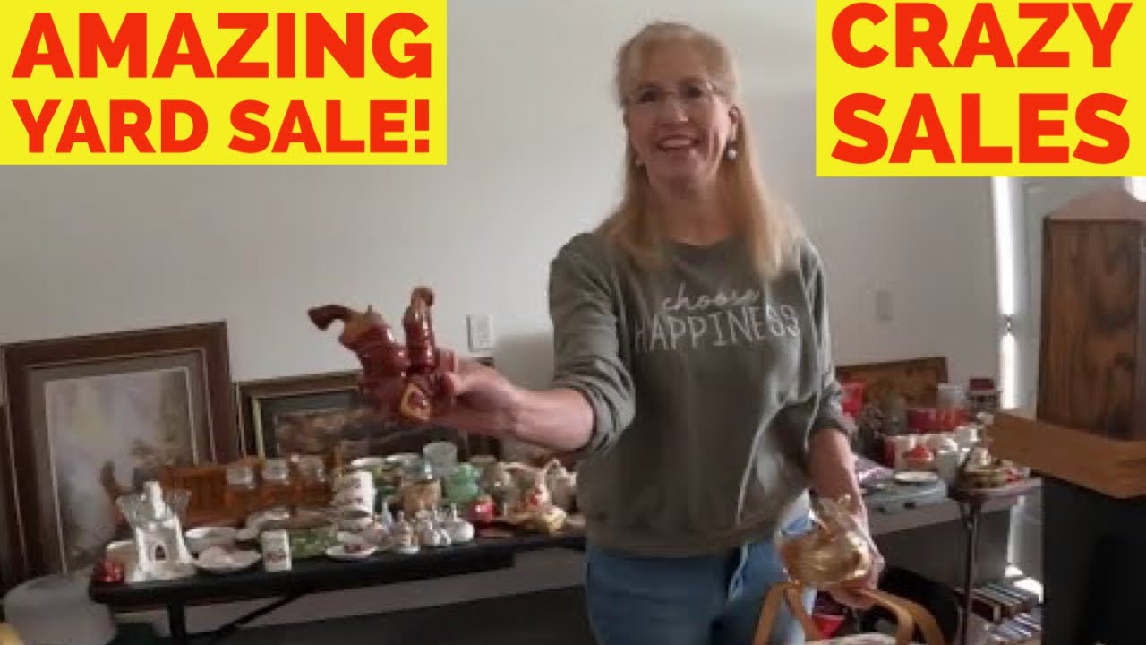 WE COULDN'T BELIEVE THIS AWESOME YARD SALE!