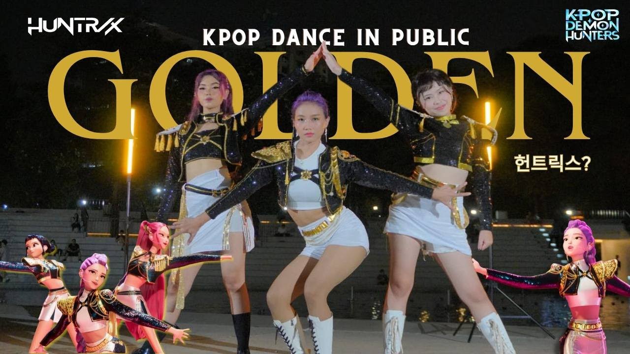 [DANCE IN PUBLIC] HUNTRIX (헌트릭스) - 'GOLDEN' Dance Cover by SAYCREW Indonesia