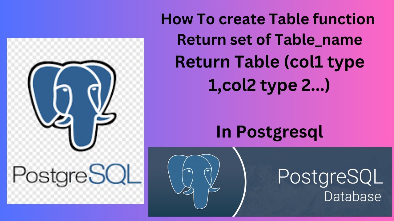 table type functions set of functions example | postgresql