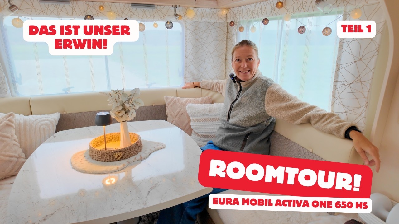 Roomtour! So haben wir uns eingerichtet! Eura Mobil Activa One 650HS. Das Platzwunder - Teil 1