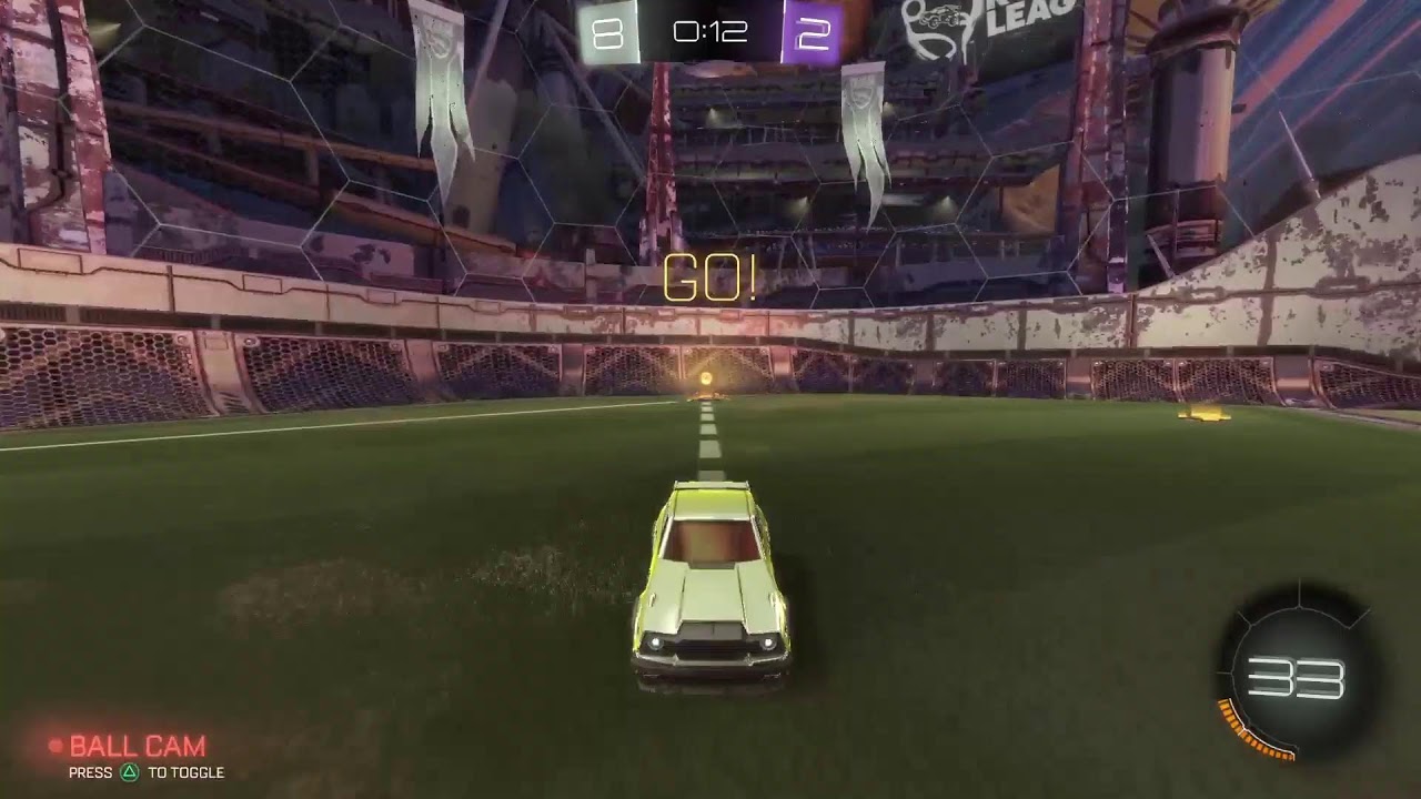 playing rocket league