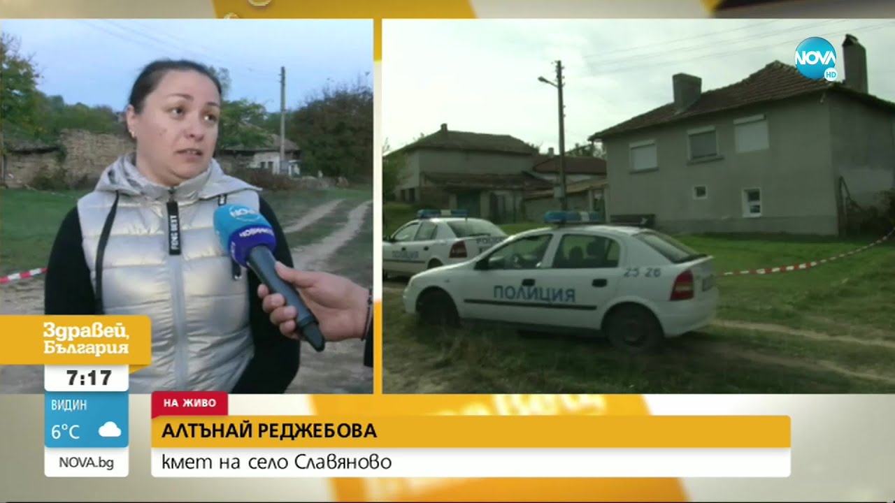 УБИЙСТВОTO В СЛАВЯНОВО: Има ли задържан за престъплението - Здравей, България (14.10.2022)