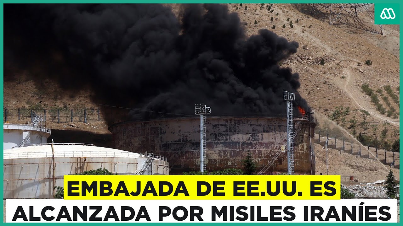 Misiles iraníes golpean embajada de EE.UU. en Israel