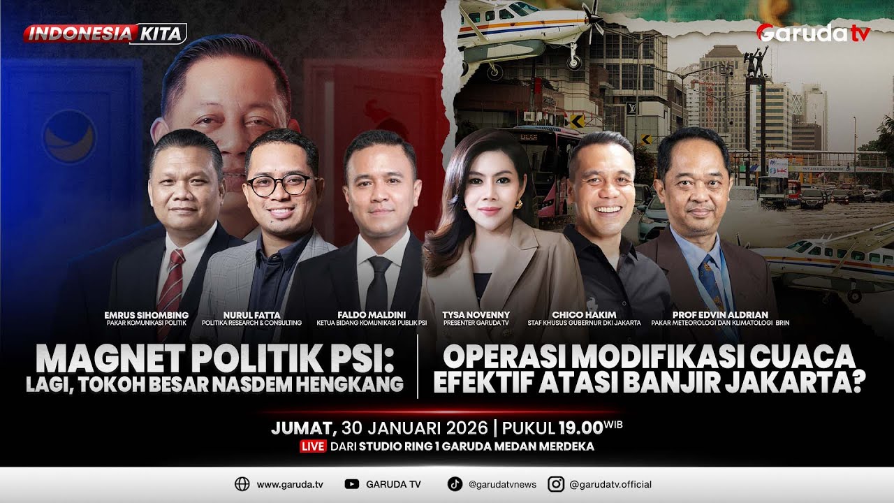Magnet Politik PSI: Lagi, Tokoh Besar NasDem Hengkang I INDONESIA KITA