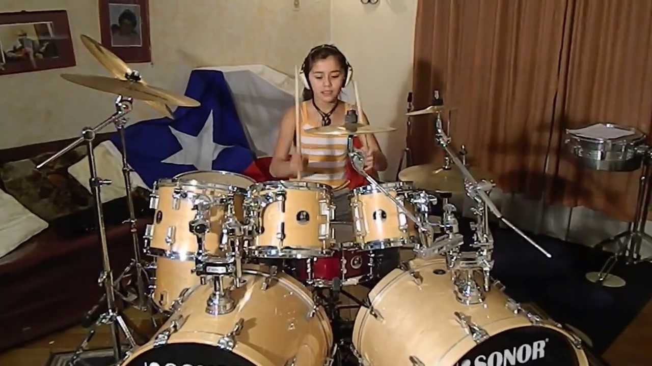 javiera farias1 baterista chilena 11 años